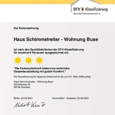 아파트 Haus Schimmelreiter